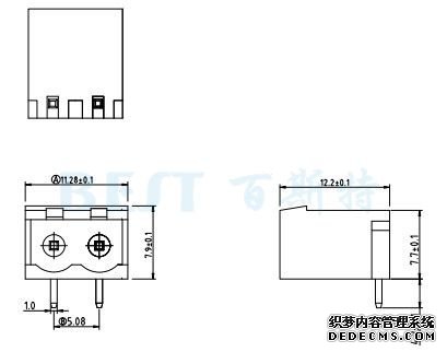 接线端子F855-508-GN 90° 接线端子F855-508-GN 90°